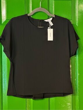 Spanx Classic Black Crewneck Shell Top NWT